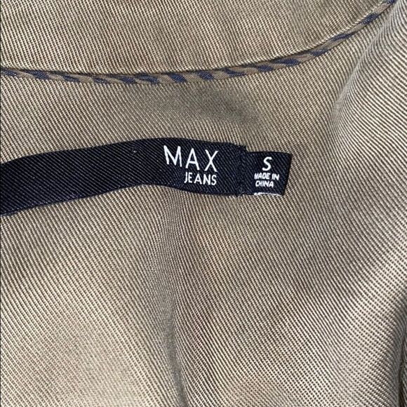 MAX JEANS Silver Sage Front Drape Jacket-S - Picture 6 of 8